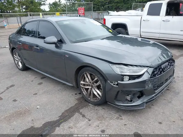 WAUEAAF4XMA032650 — 2021 Audi A4, Передняя часть (Front End), фото до ремонта
