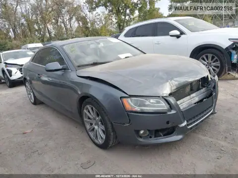 WAULFAFR1CA002598 — 2012 Audi A5, All-over damage, before-repair photos