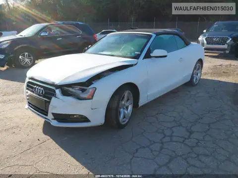 WAULFAFH8EN015030 — 2014 Audi A5, photo 3 from IAAI, Front end