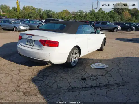 WAULFAFH8EN015030 — 2014 Audi A5, photo 5 from IAAI, Front end