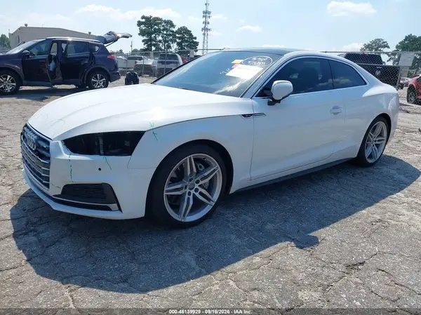 WAUTNAF55JA020101 — 2018 Audi A5, photo 2 from IAAI, Front end