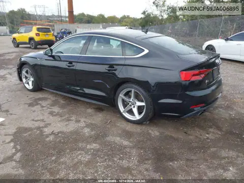 WAUDNCF59JA006895 — 2018 Audi A5, ფოტო 4, IAAI, წინა მარცხენა ნაწილი