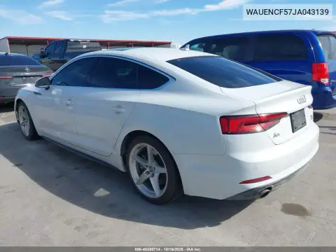 WAUENCF57JA043139 — 2018 Audi A5, foto 4 de IAAI, Parte delantera