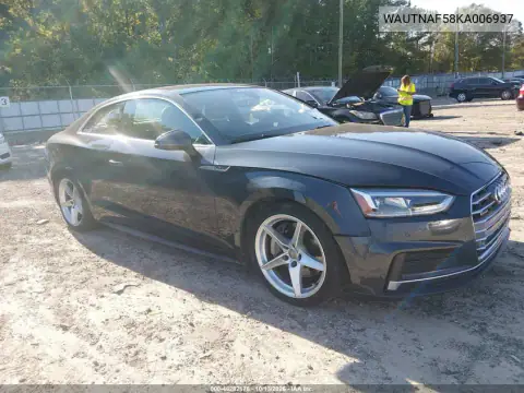 WAUTNAF58KA006937 — 2019 Audi A5, передняя часть слева, фото до ремонта