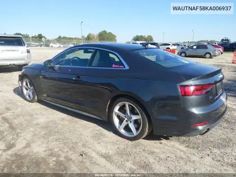 WAUTNAF58KA006937 — 2019 Audi A5, ფოტო 4, IAAI, წინა მარცხენა ნაწილი