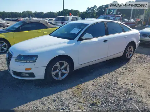 WAUAH74F49N025887 — 2009 Audi A6, фото 2 с аукциона IAAI 20.10.2026, Естественный износ