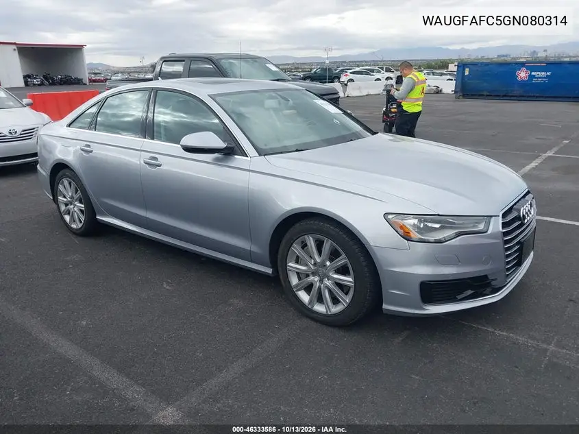 WAUGFAFC5GN080314 — 2016 Audi A6, фото 2 с аукциона IAAI, Естественный износ