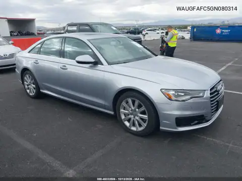 WAUGFAFC5GN080314 — 2016 Audi A6, Естественный износ, фото до ремонта