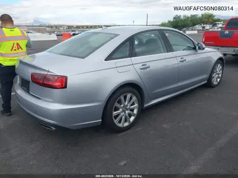 WAUGFAFC5GN080314 — 2016 Audi A6, фото 5 с аукциона IAAI, Естественный износ