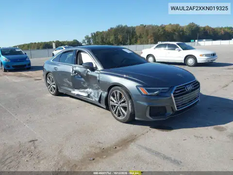 WAUL2AF2XKN019325 — 2019 Audi A6, Правый бок, фото до ремонта