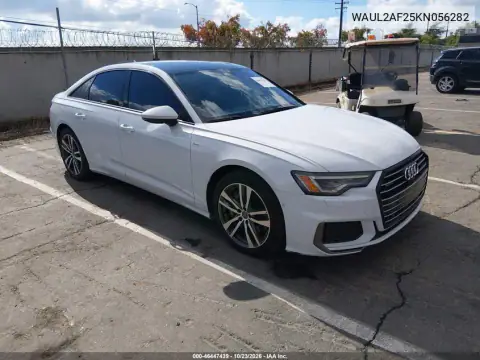 WAUL2AF25KN056282 — 2019 Audi A6, Лівий бік, фото до ремонту