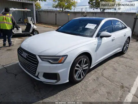 WAUL2AF25KN056282 — 2019 Audi A6, zdjęcie 3 z IAAI, Lewy bok