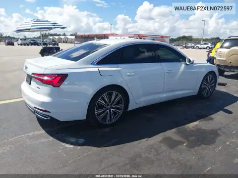 WAUE8AF2XLN072597 — 2020 Audi A6, фото 5 с аукциона IAAI, задняя часть слева