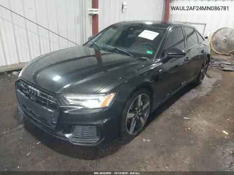 WAUL2AF24MN086781 — 2021 Audi A6, photo 3 from IAAI, Rear end