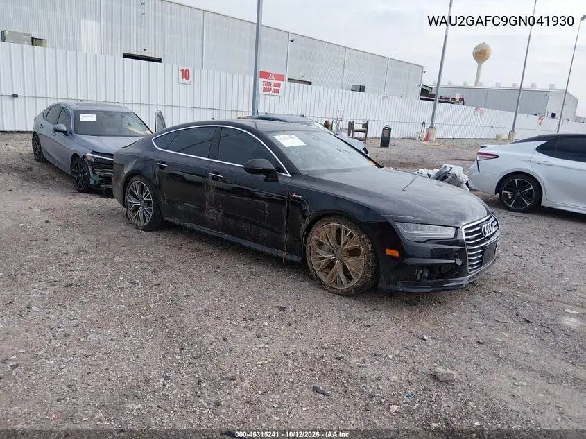 WAU2GAFC9GN041930 — 2016 Audi A7, photo 2 from IAAI, Front end