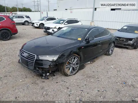 WAU2GAFC9GN041930 — 2016 Audi A7, photo 3 from IAAI, Front end