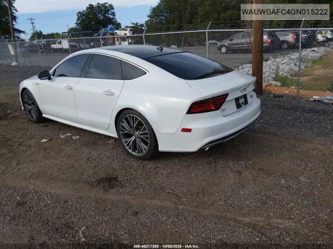 2016 Audi A7 3.0T Premium Plus VIN WAUWGAFC4GN015222 фото 4