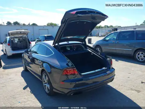 WAUW2BFCXHN043886 — 2017 Audi A7, foto 4 de IAAI, Parte delantera