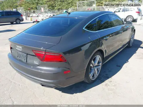 WAUW2BFCXHN043886 — 2017 Audi A7, foto 5 de IAAI, Parte delantera
