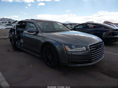 WAU3GAFD1FN007671 — 2015 Audi A8, Правый бок, фото до ремонта