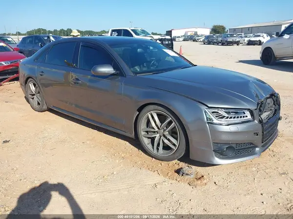 WAU44AFD7HN005293 — 2017 Audi A8, Передняя часть (Front End), фото до ремонта