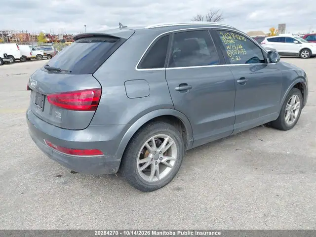 WA1GFEFS9FR007093 — 2015 Audi Q3, zdjęcie 4 z IAAI 20.10.2026, Przód