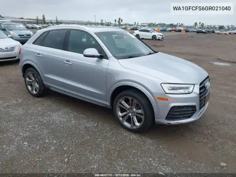 WA1GFCFS6GR021040 — 2016 Audi Q3, Естественный износ, фото до ремонта