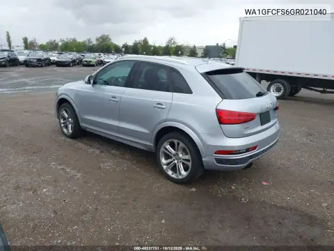 WA1GFCFS6GR021040 — 2016 Audi Q3, фото 3 с аукциона IAAI 19.10.2026, Естественный износ