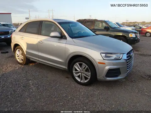 WA1BCCFS9HR015950 — 2017 Audi Q3, Desgaste normal, fotos antes de reparar