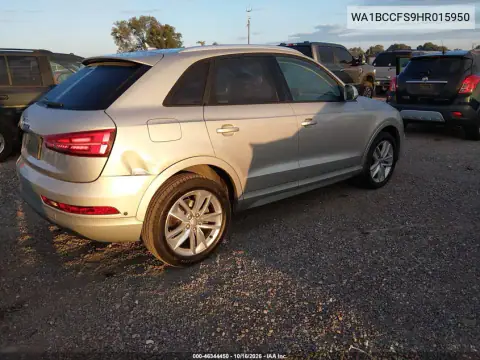 WA1BCCFS9HR015950 — 2017 Audi Q3, photo 4 from IAAI, Normal wear