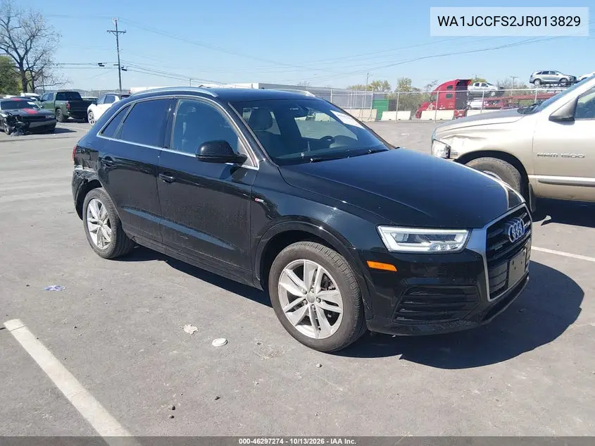 WA1JCCFS2JR013829 — 2018 Audi Q3, фото 2 с аукциона IAAI, Задняя часть справа