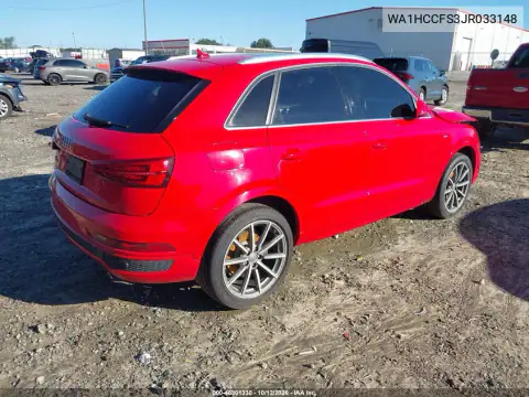 WA1HCCFS3JR033148 — 2018 Audi Q3, photo 5 from IAAI, Front end