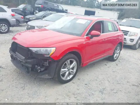 2021 Audi Q3 Premium 45 Tfsi S Line Quattro Tiptronic VIN WA1DEDF30M1045283 фото 3