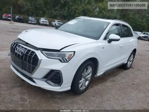 WA1DECF31R1109008 — 2024 Audi Q3, ფოტო 2, IAAI 21.10.2026, წინა ნაწილი