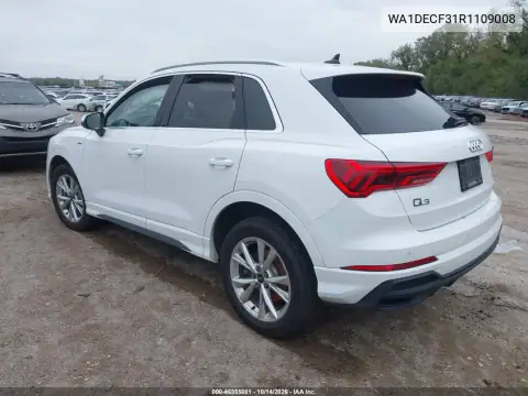 WA1DECF31R1109008 — 2024 Audi Q3, ფოტო 3, IAAI 21.10.2026, წინა ნაწილი