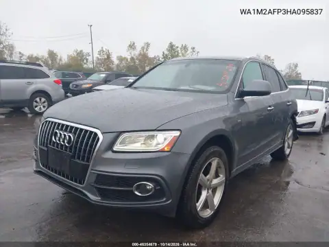 WA1M2AFP3HA095837 — 2017 Audi Q5, photo 3 from IAAI, Left rear