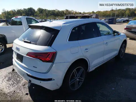 WA1G2AFYXM2073733 — 2021 Audi Q5, фото 5 с аукциона IAAI, Задняя часть