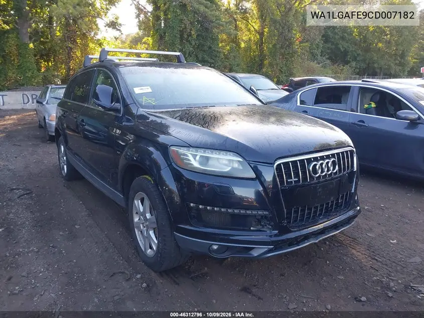 2012 Audi Q7 3.0T Premium VIN WA1LGAFE9CD007182 фото 1