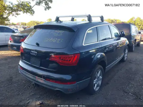 2012 Audi Q7 3.0T Premium VIN WA1LGAFE9CD007182 фото 4
