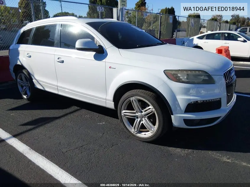 WA1DGAFE1ED018944 — 2014 Audi Q7, фото 2 с аукциона IAAI, Передняя часть