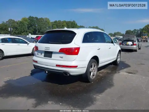 WA1LGAFE5FD012528 — 2015 Audi Q7, photo 5 from IAAI 21.10.2026, Normal wear