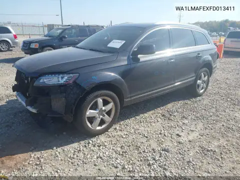 WA1LMAFEXFD013411 — 2015 Audi Q7, zdjęcie 2 z IAAI, Przód