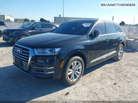 WA1AHAF71HD040898 — 2017 Audi Q7, zdjęcie 2 z IAAI, Zagrożenie biologiczne / chemiczne