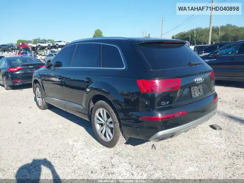 WA1AHAF71HD040898 — 2017 Audi Q7, zdjęcie 3 z IAAI, Zagrożenie biologiczne / chemiczne
