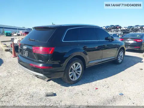 WA1AHAF71HD040898 — 2017 Audi Q7, zdjęcie 4 z IAAI, Zagrożenie biologiczne / chemiczne