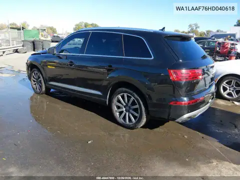 WA1LAAF76HD040618 — 2017 Audi Q7, фото 3 с аукциона IAAI, ПЕРЕДНЯЯ ЧАСТЬ