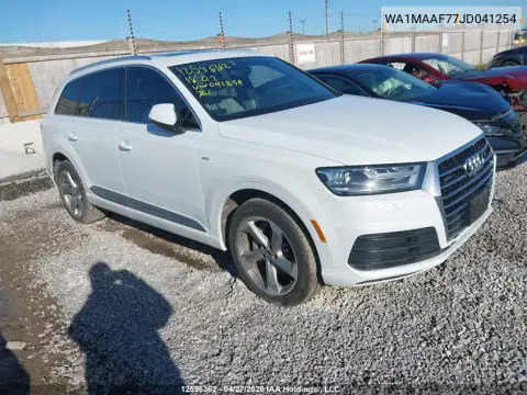 WA1MAAF77JD041254 — 2018 Audi Q7, Theft, before-repair photos