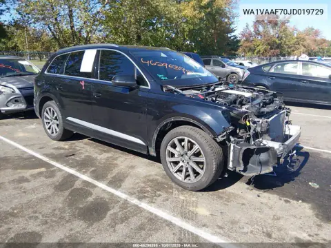 2018 Audi Q7 3.0T Premium VIN WA1VAAF70JD019729 фото 2