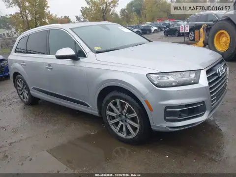 WA1LAAF70JD016157 — 2018 Audi Q7, დატბორვა, ფოტოები შეკეთებამდე