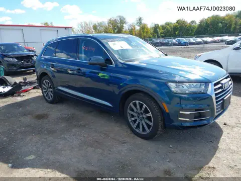 2018 Audi Q7 3.0T Premium VIN WA1LAAF74JD023080 фото 2